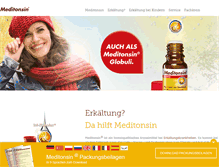 Tablet Screenshot of meditonsin.de